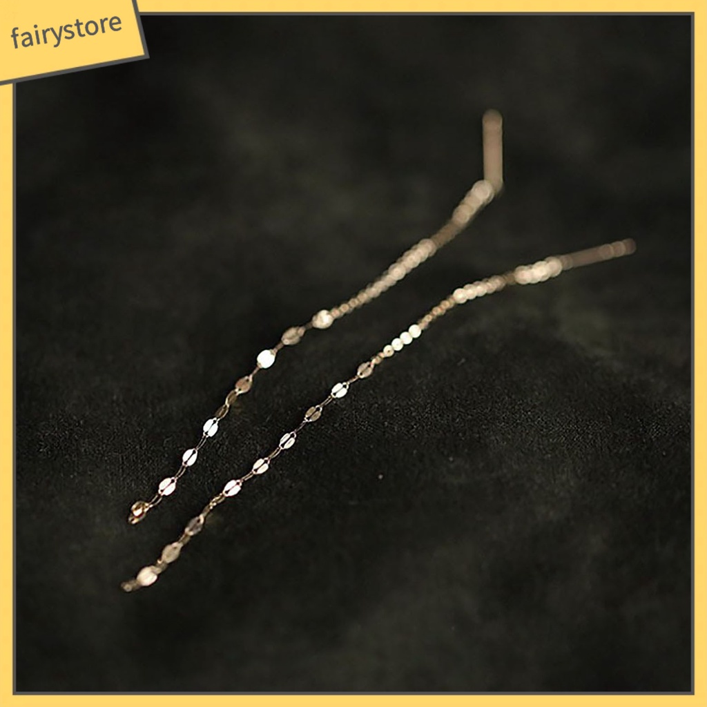 1 Đôi Bông Tai Dáng Dài Thiết Kế Ngọt Ngào Thời Trang Cho Nữ