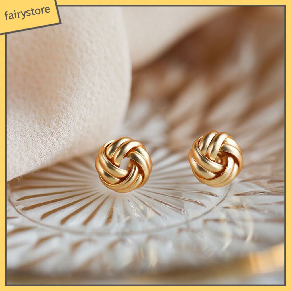 Set 6 Đôi Bông Tai Dạng Vòng Thời Trang Dành Cho Nữ