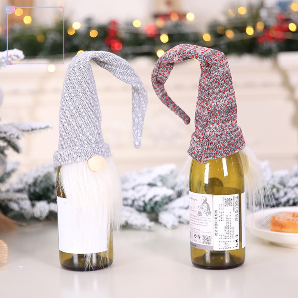 Vỏ Bọc Chai Rượu Hoạ Tiết Giáng Sinh Dễ Thương Xinh Xắn
