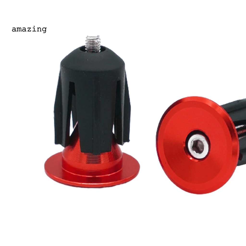 Bộ 2 Nút Gắn Tay Lái Xe Đạp Bằng Hợp Kim Nhôm Gọn Nhẹ Chống Mòn / Mòn