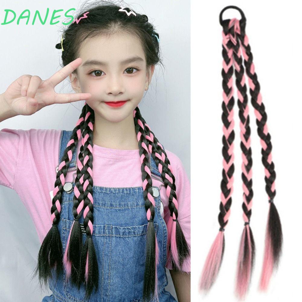 Bím Tóc Giả Bằng Sợi Bện Co Giãn Chịu Nhiệt Dễ Thương Cho Nữ