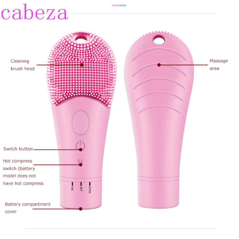 Máy Rửa Mặt Sóng Siêu Âm Làm Sạch Lỗ Chân Lông Chất Liệu Silica Gel