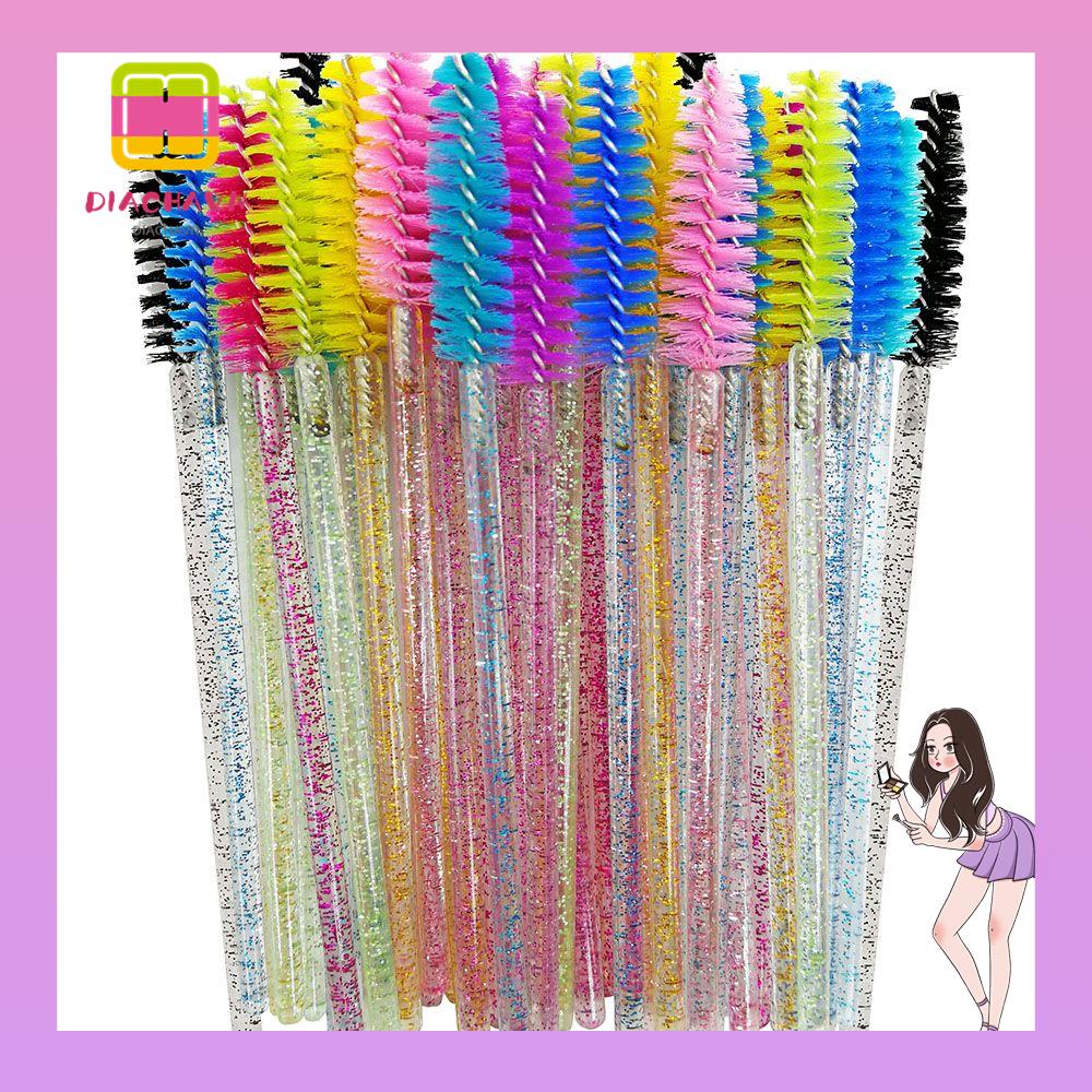 Set 50 Cọ Chuốt Mi Sử Dụng Một Lần Tiện Lợi|Mascara Xoắn Ốc Tay Cầm Dài Trang Điểm Chuyên Nghiệp