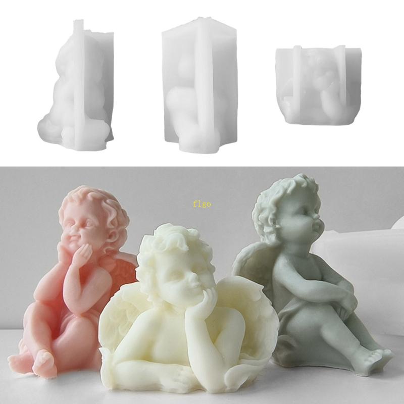 Khuôn Silicone Hình Thiên Thần Đáng Yêu Làm Đồ Thủ Công DIY