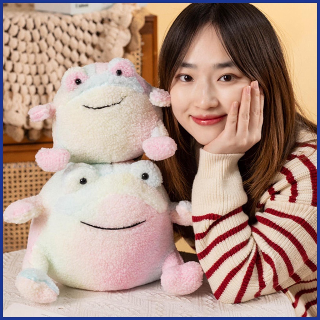 Ếch Nhồi Bông 30cm Mềm Mại Nhiều Màu Sắc Dễ Thương Cho Bé