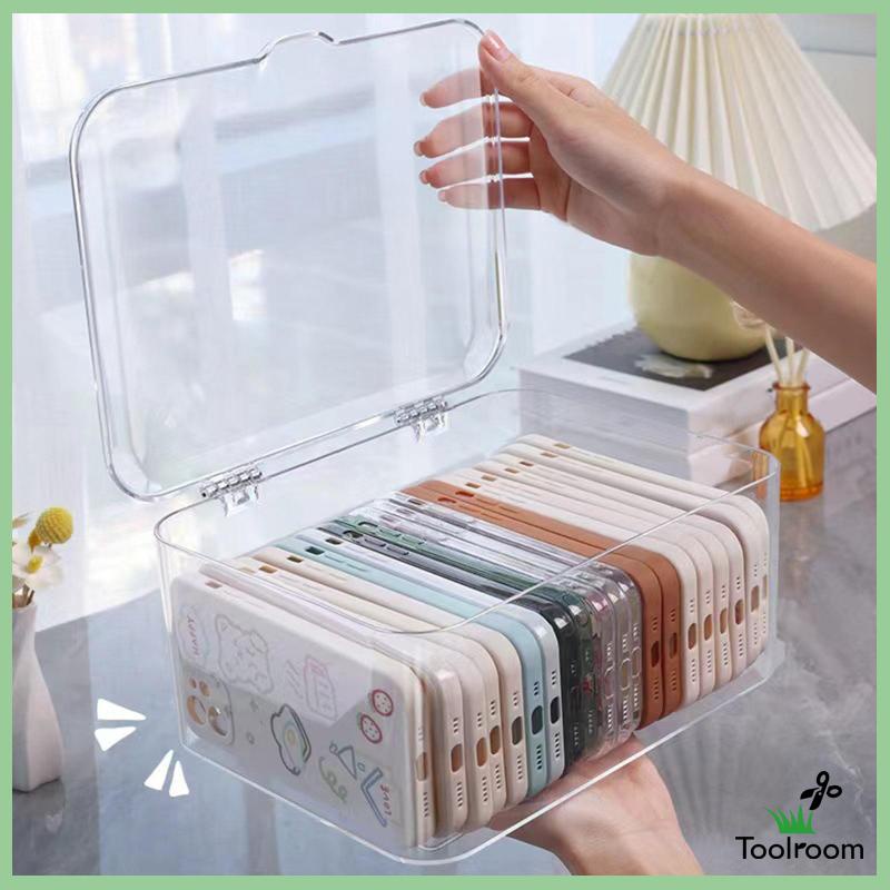 Hộp Đựng Đồ Dùng Trong Suốt Siêu Bền Tiện Dụng Cho Nhà Tắm / Nhà Bếp
