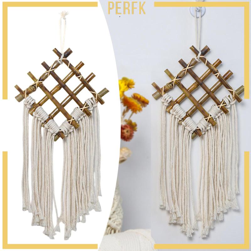 Thảm Dệt Macrame Treo Tường Trang Trí Phong Cách Bohemian
