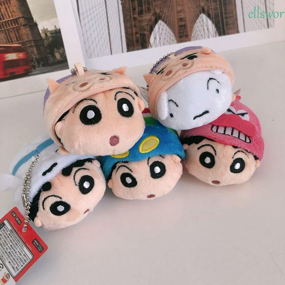 Móc Khóa Hình Shin-Chan Mini Mềm Mại Nhồi Bông Đáng Yêu