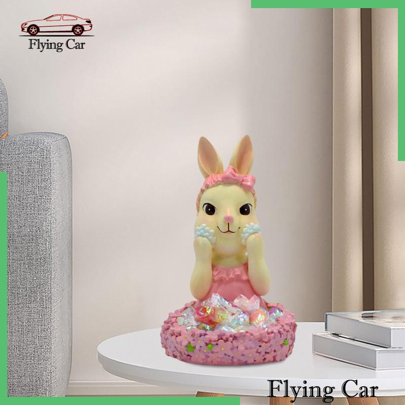 [Lzdjfmy2] Khay Đựng Trang Sức Hình Thỏ Bằng Nhựa Resin Hiện Đại Cho Phòng Khách / Văn Phòng