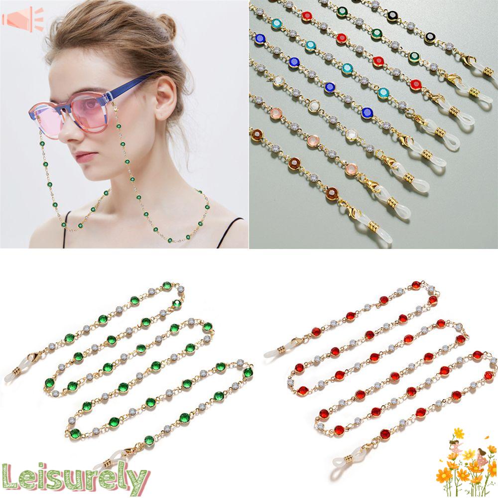 Dây Chuỗi Hạt Dài Gắn Mắt Kính Thời Trang Cho Nam Và Nữ