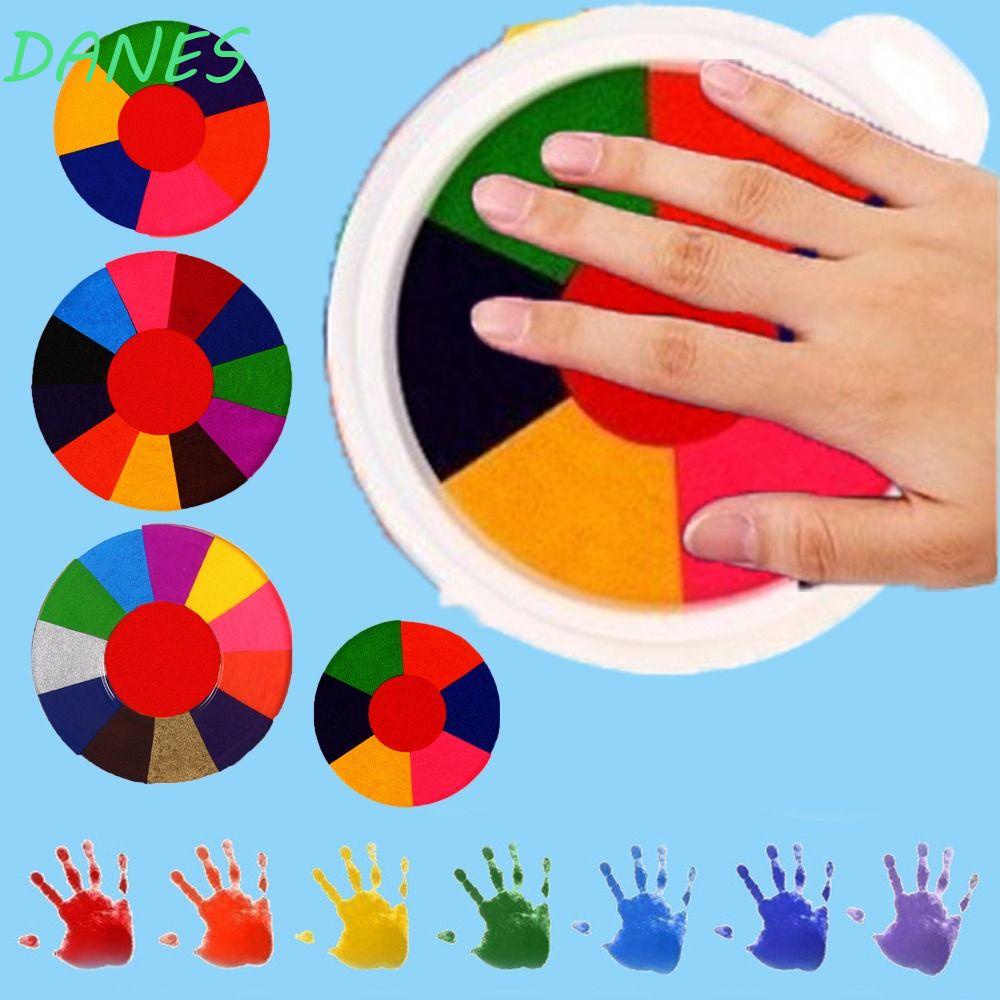 Bộ Dụng Cụ Vẽ Tranh Bằng Tay Hình Tròn Nhiều Màu Sắc Dễ Thương Cho Học Sinh DIY