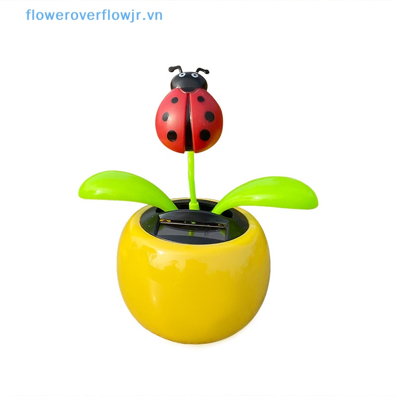 Chậu Hoa Trang Trí Nội Thất Xe Hơi Sử Dụng Năng Lượng Mặt Trời Hình Quả Táo