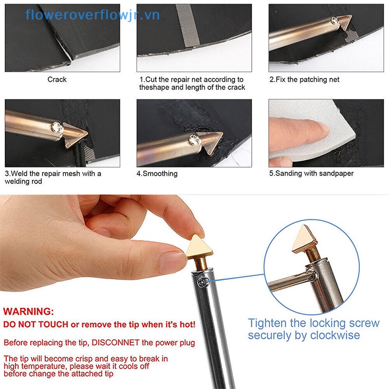 Bộ Dụng Cụ Hàn Sắt Bằng Nhựa Kèm Đầu Hàn Chuyên Dụng