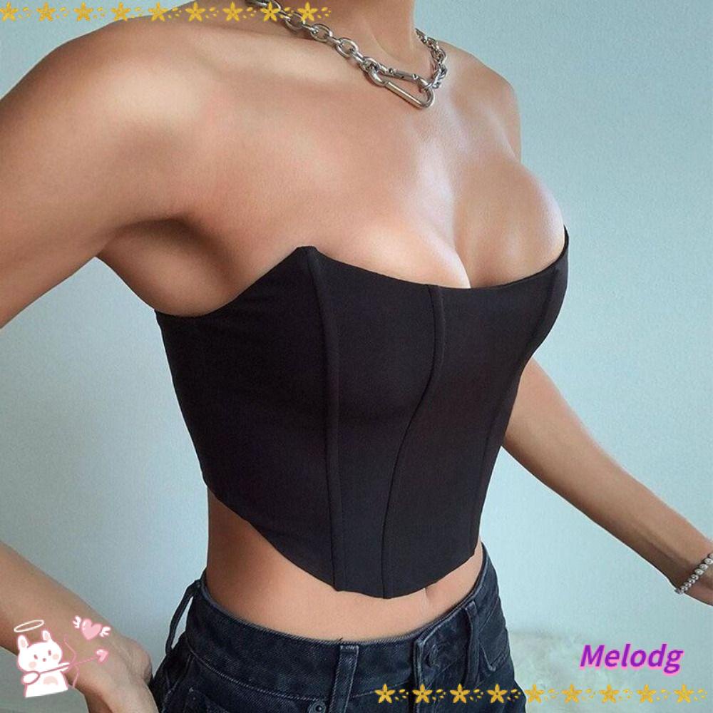 Áo Ống Bằng Satin Không Tay Thời Trang Dành Cho Nữ