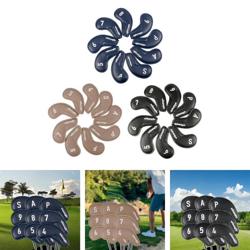 Bộ 9 Vỏ Bọc Đầu Gậy Đánh Golf Bằng Sắt Chuyên Dụng Fenteer1