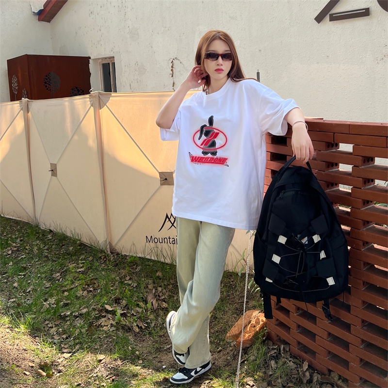 W-e1 &amp; 1DO-NE88- Áo Thun Tay Ngắn Thời Trang Chất Lượng Cao Dáng Rộng Vừa Vặn!Lugi97