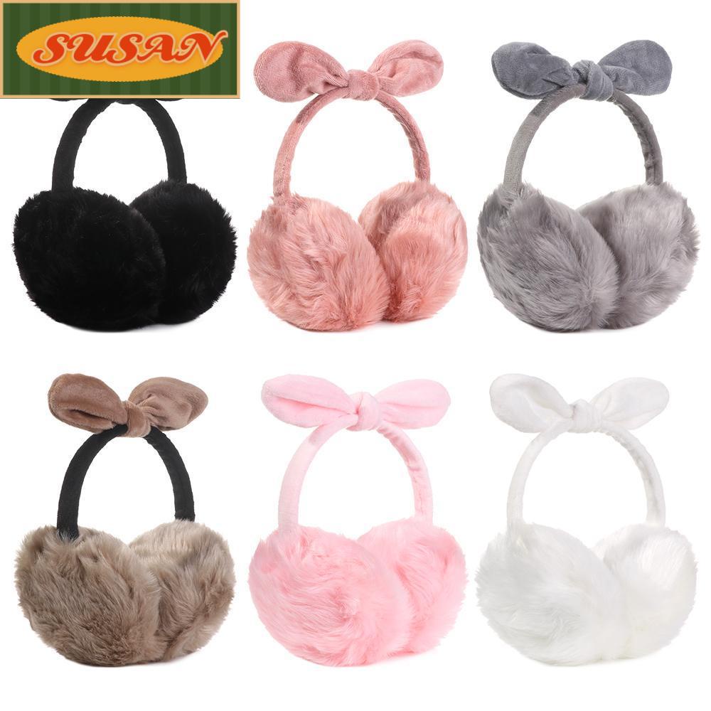 Chụp Tai Giữ Ấm SUSANS Đính Nơ Xinh Xắn