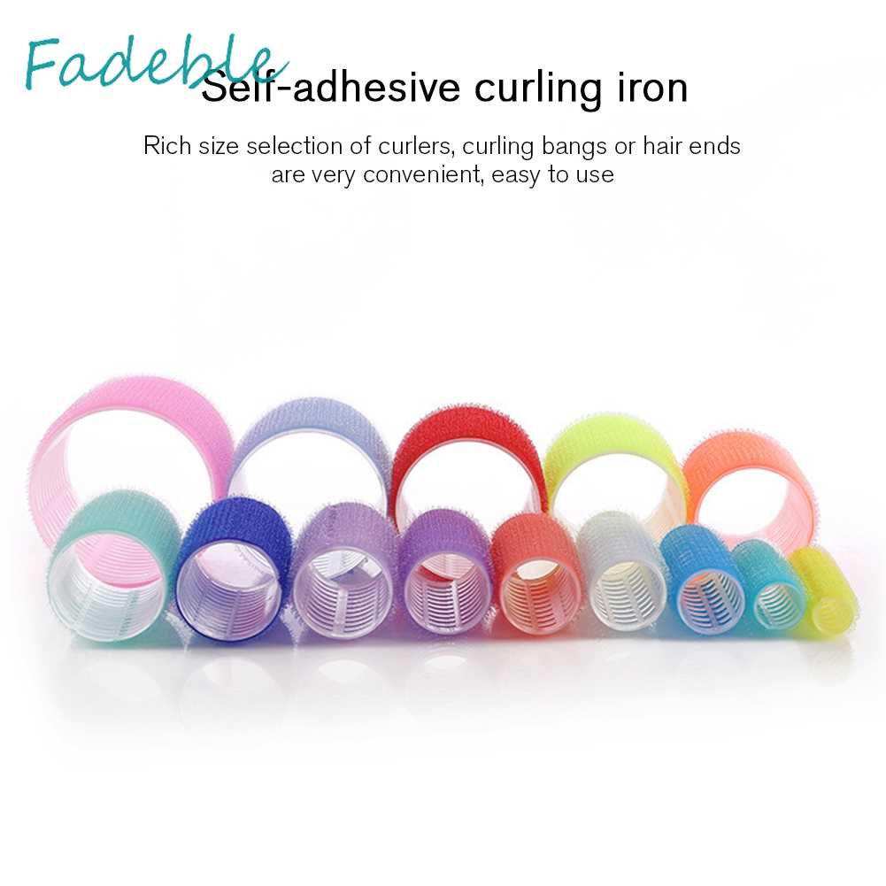 Set 6 Lô Uốn Tóc Xoăn DIY Màu Sắc Ngẫu Nhiên Bền Bỉ Dành Cho Nữ