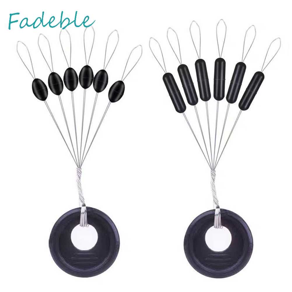 Bộ 60 / 10 / 10 Phụ Kiện Chặn Dây Câu Cá Bằng Cao Su Chuyên Dụng