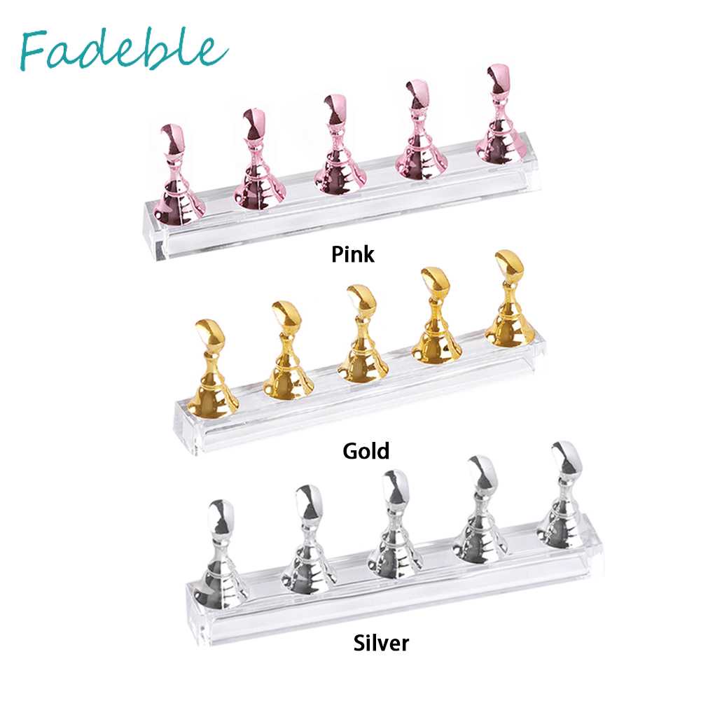 Giá Đỡ Trưng Bày Móng Tay Giả Từ Tính Bằng Acrylic Tiện Dụng