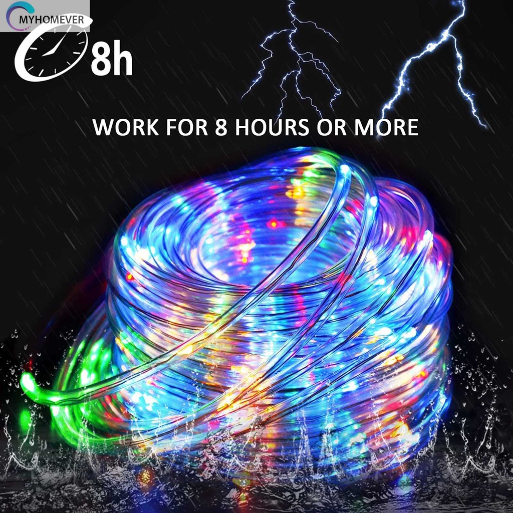 Dây Đèn Led 50 Bóng Chống Thấm Nước Sử Dụng Năng Lượng Mặt Trời