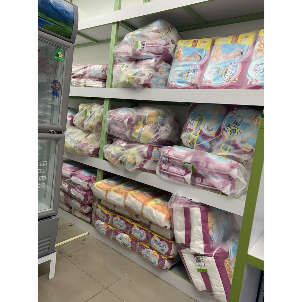 Tã/bỉm quần Bobby lõi nén thần kỳ 3mm tinh chất gạo non M76/L68/XL62/XXL56