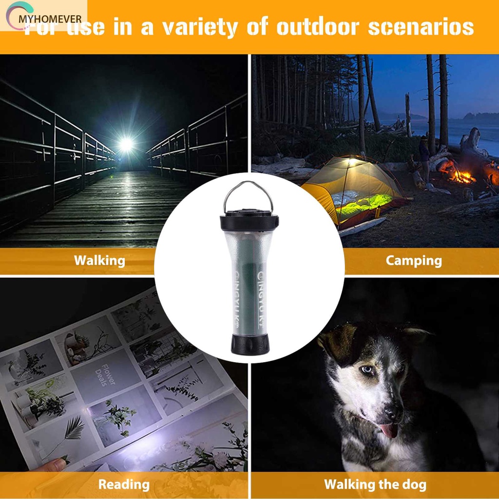 Đèn Pin Cắm Trại &amp; Săn Bắn 2 Trong 1 7H 250LM