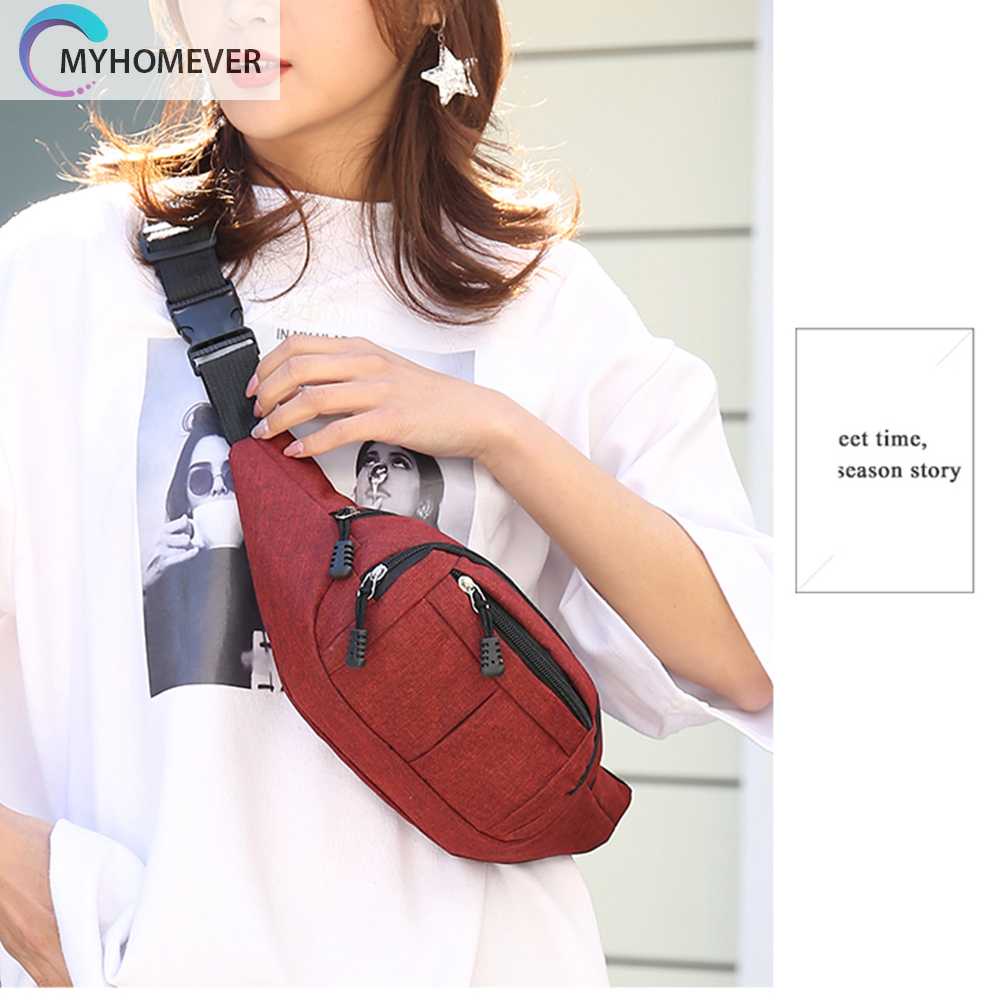 Túi Đeo Hông Đa Năng Bằng Vải Nylon Để Chạy Bộ / Đi Bộ Đường Dài