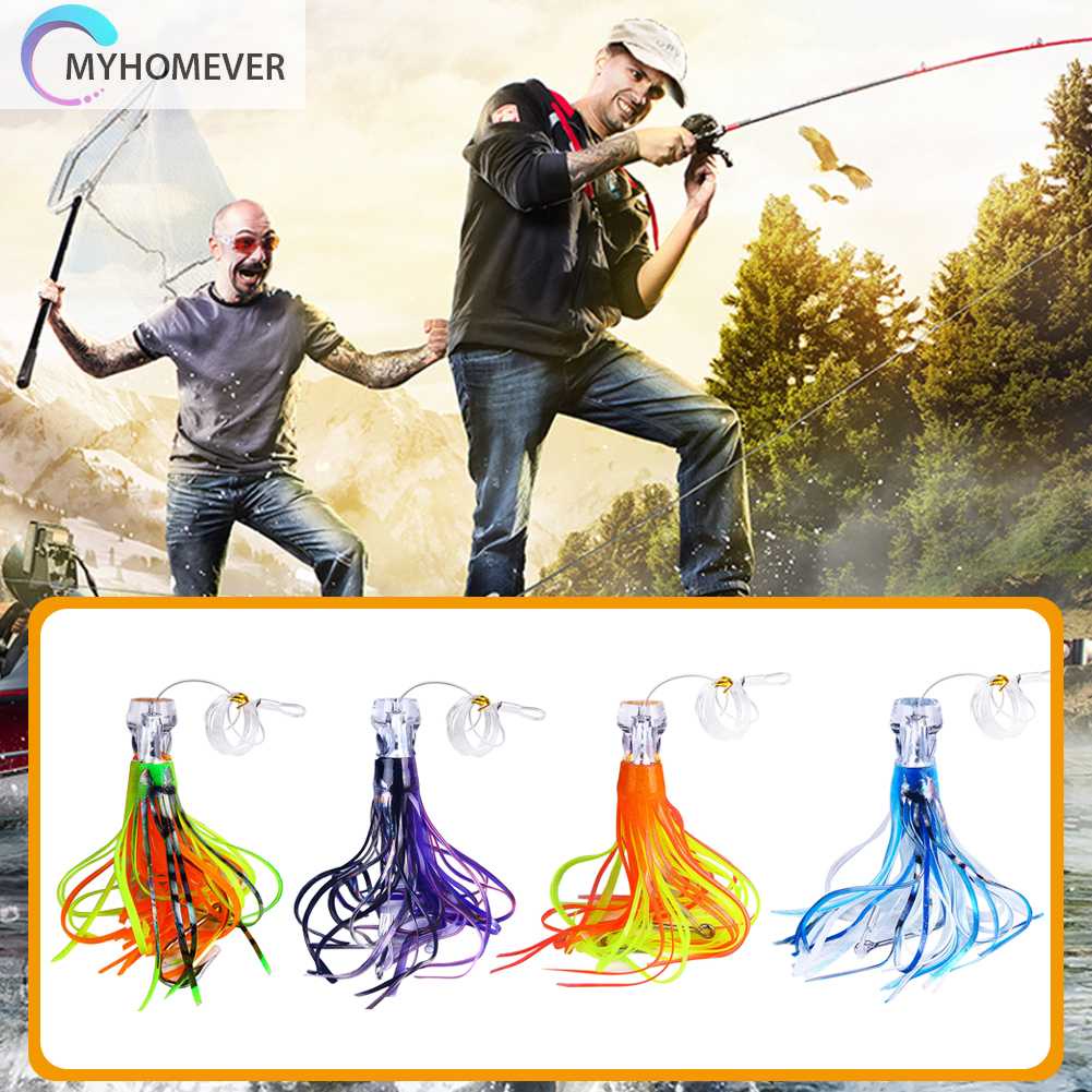 Mồi Câu Cá Giả Hình Bạch Tuộc Mềm Mại 22cm 100g