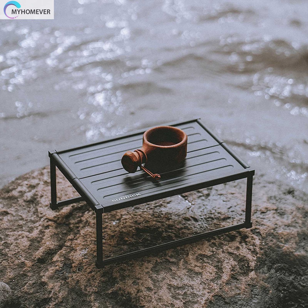 Bàn Xếp Bằng Hợp Kim Nhôm Siêu Nhẹ Tiện Dụng Mang Đi Cắm Trại