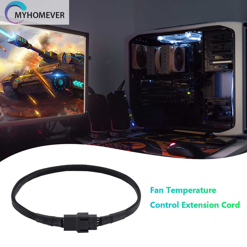 Cáp Nối Dài Quạt Tản Nhiệt CPU Máy Tính PC / Vỏ Sò 30cm 4 Pin