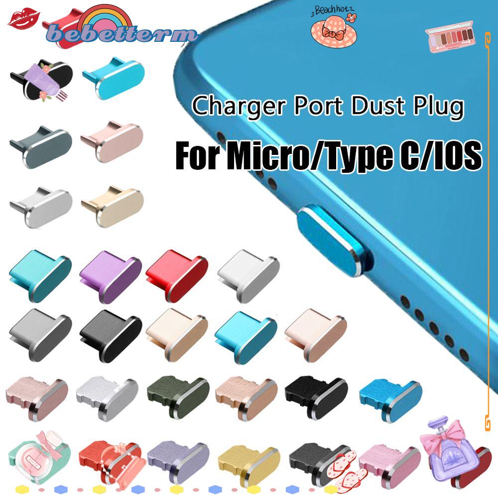 Nắp Đậy Cổng Sạc Chống Bụi Bằng Hợp Kim Nhôm Cho iP 13 Pro Max Samsung Galaxy S22