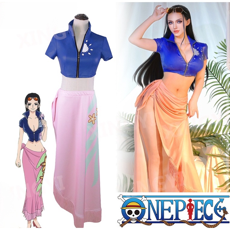 Bộ kimono Hóa Trang Nhân Vật Nico Robin Trong Phim Hoạt Hình One piece