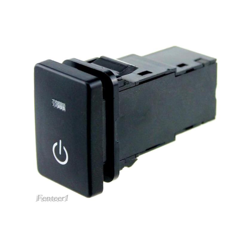 [Fenteer1] Công Tắc Khởi Động Xe Hơi 12V Có Đèn LED Xanh