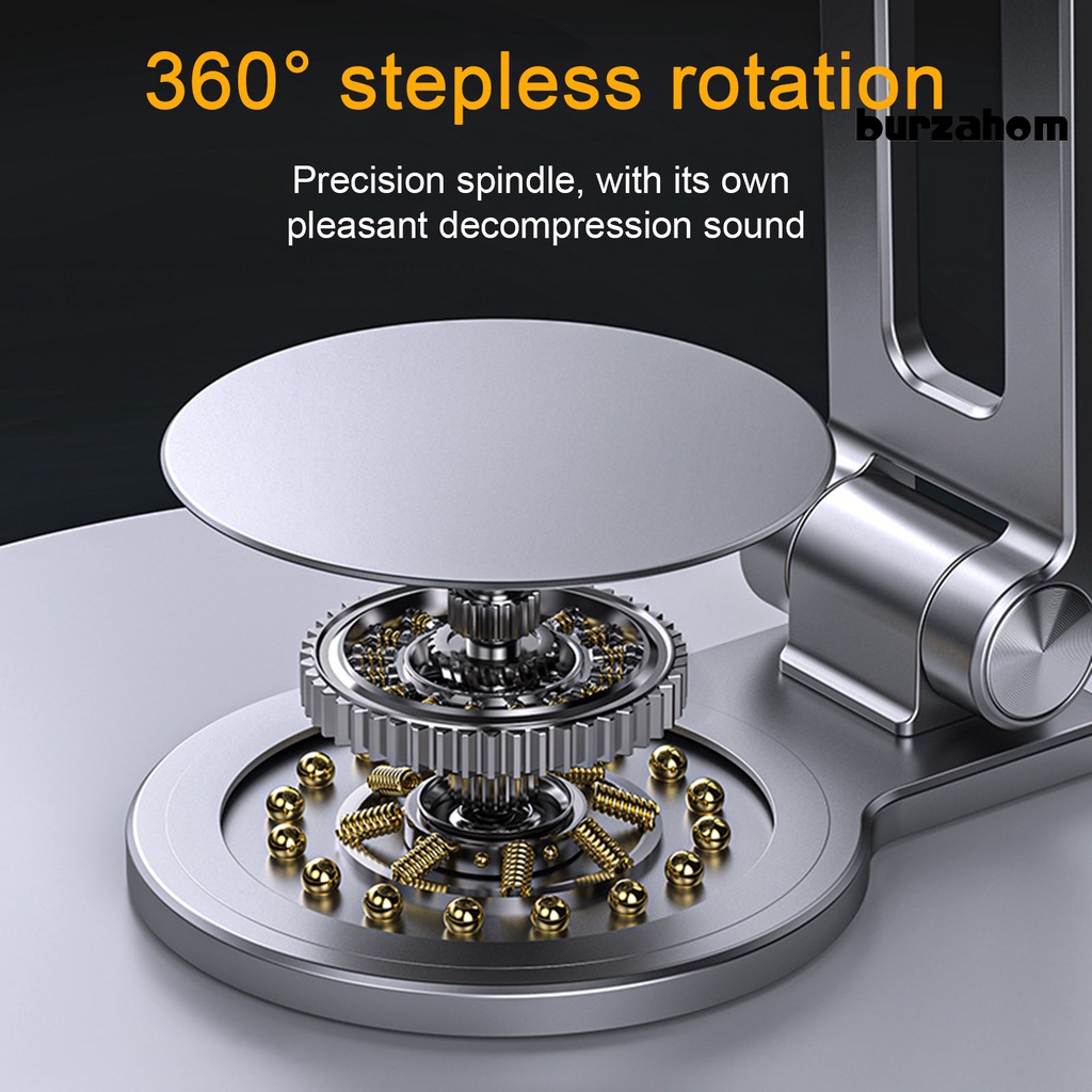 Giá Đỡ Điện Thoại / Máy Tính Bảng Bằng Hợp Kim Nhôm Xoay 360 Độ Chống Trượt Có Thể Điều Chỉnh Tiện Dụng