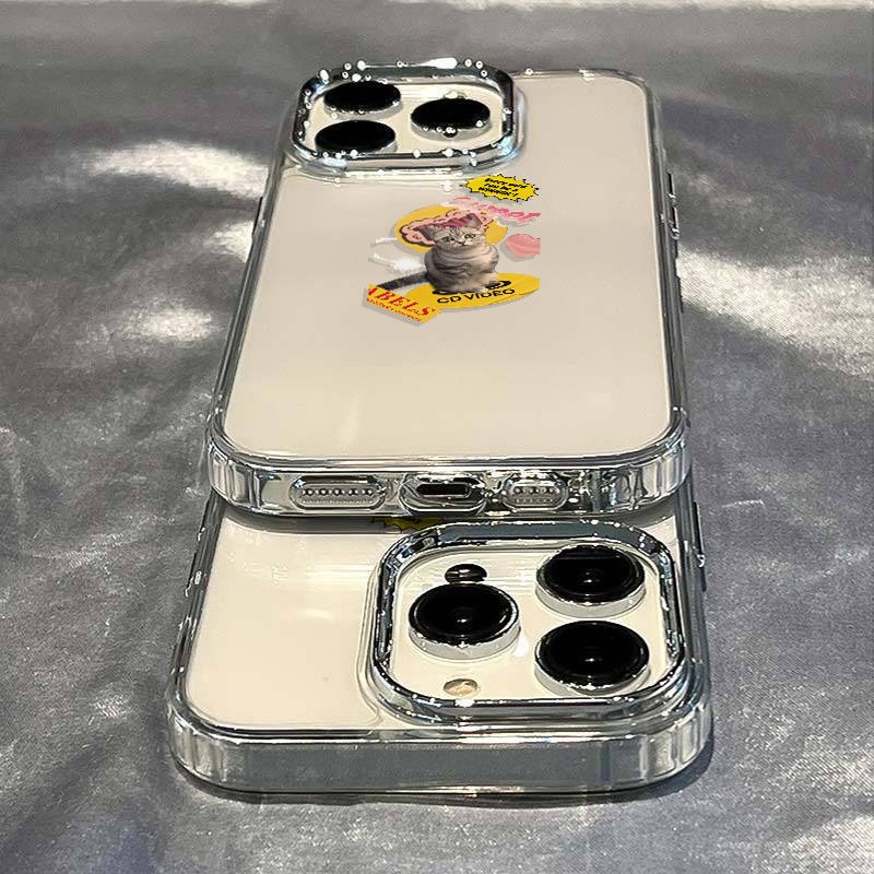 ✅Ốp Điện Thoại Mềm Chống Sốc In Hình Mèo Dễ Thương Cho Iphone 118iPhone12 max714pro13