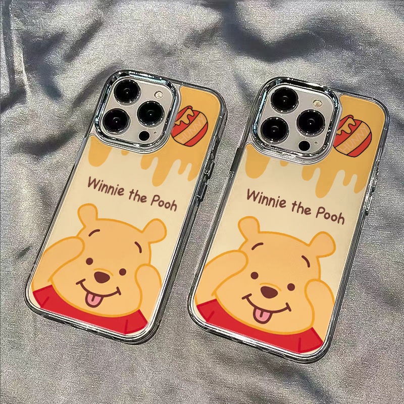 ✅Ốp Điện Thoại Mềm Chống Sốc In Hình Gấu Pooh Cho iPhone12max / xs13plus 14pro 87 11