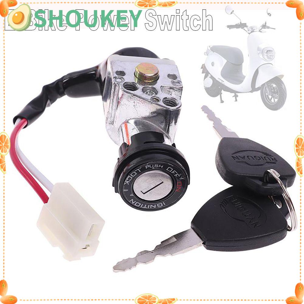 Công Tắc Nguồn SHOUKEY E-Bike Có 2 Chìa Khóa Cho Xe Máy