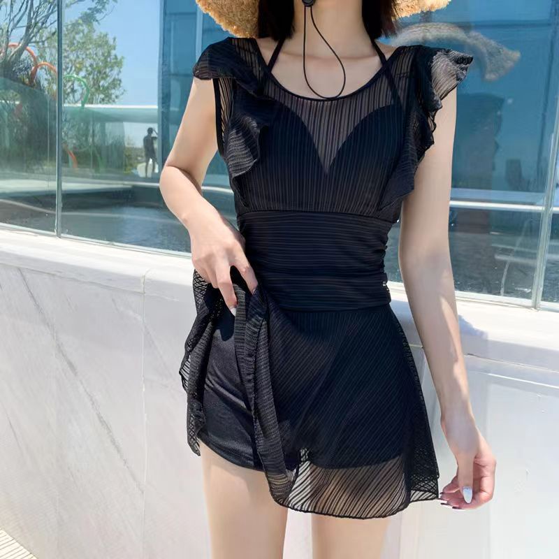 Đồ Bơi Một Mảnh Ôm Eo Che Bụng Phối Ren Gợi Cảm Cho Nữ