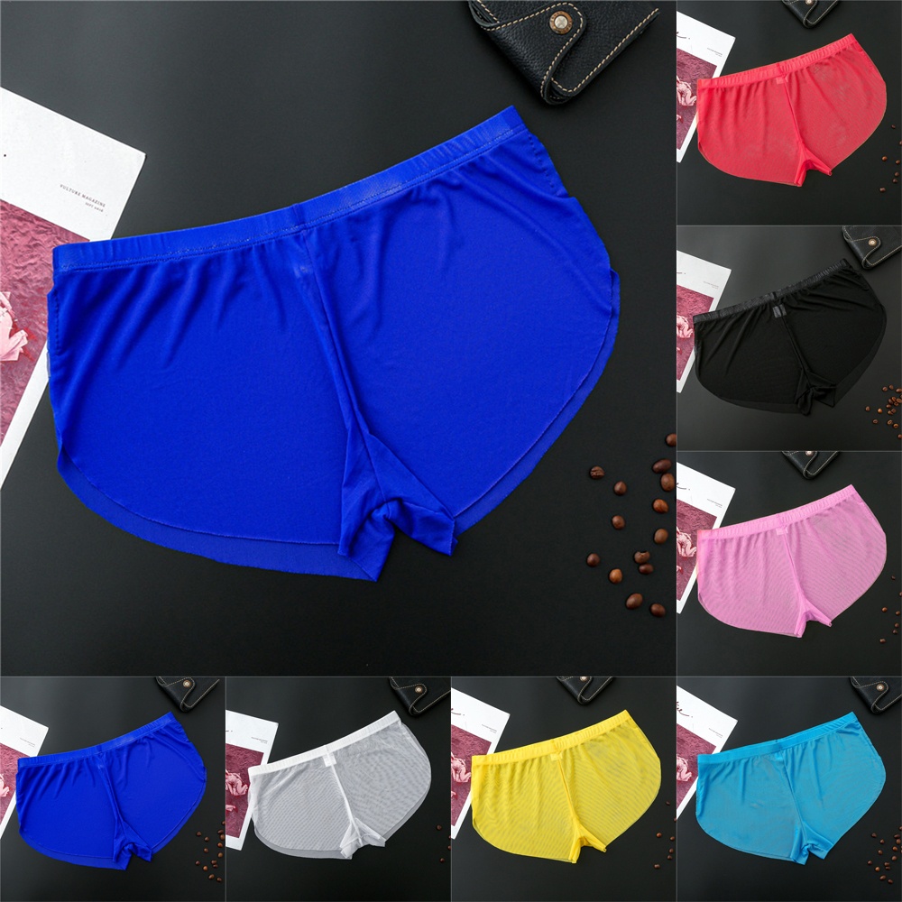 Quần Lót Boxer Acrylic Màu Trắng Đen Cho Nam Giới