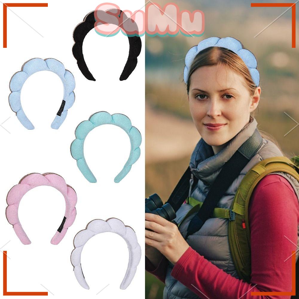 Băng Đô Cài Tóc Bằng Xốp Không Trơn Dùng Rửa Mặt / Spa