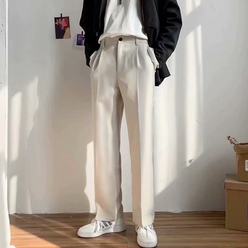 Quần Dài Ống Rộng Mỏng Phong Cách Hàn Quốc Thời Trang Mùa Hè Hàng Mới Dành Cho Bạn Nam