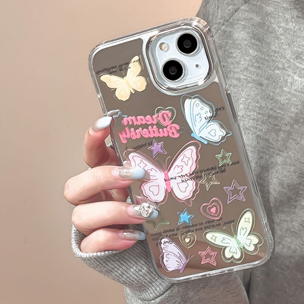 Ốp Điện Thoại TPU Mềm Chống Sốc Tráng Gương Cho IPhone 11 14 13 12 Pro Max