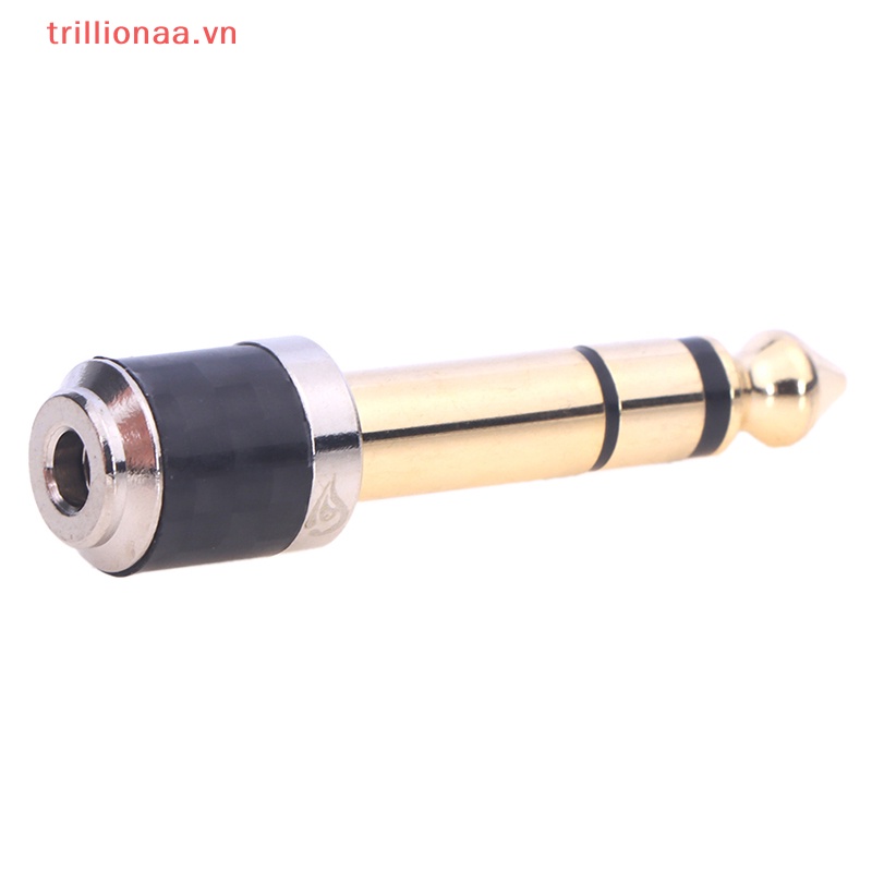 Đầu Nối Chuyển Đổi Âm Thanh Từ Giắc Cắm 6.35mm Sang Ổ Cắm 3.5mm 1 / 4 "1 / 8" 6.35 Sang 3.5 VN