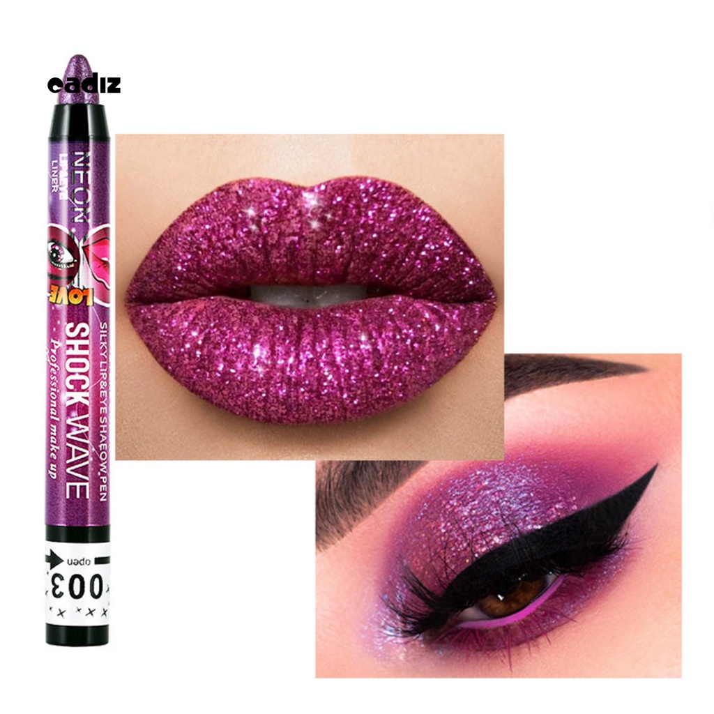 Bút Phấn Mắt Chuyên Nghiệp 2 Trong 1 Gồm 12 Màu Tùy Chọn