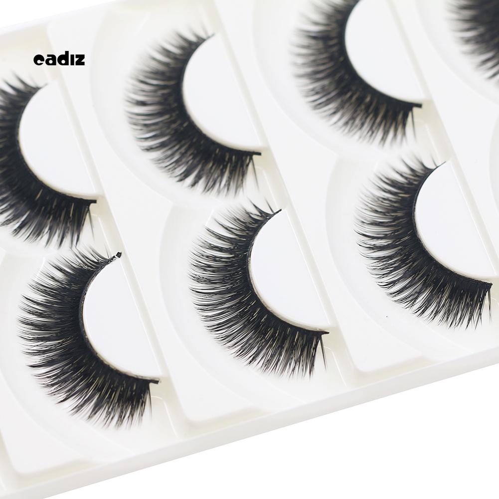 Bộ 5 Cặp Lông Mi Giả Mềm Mại Và Dày