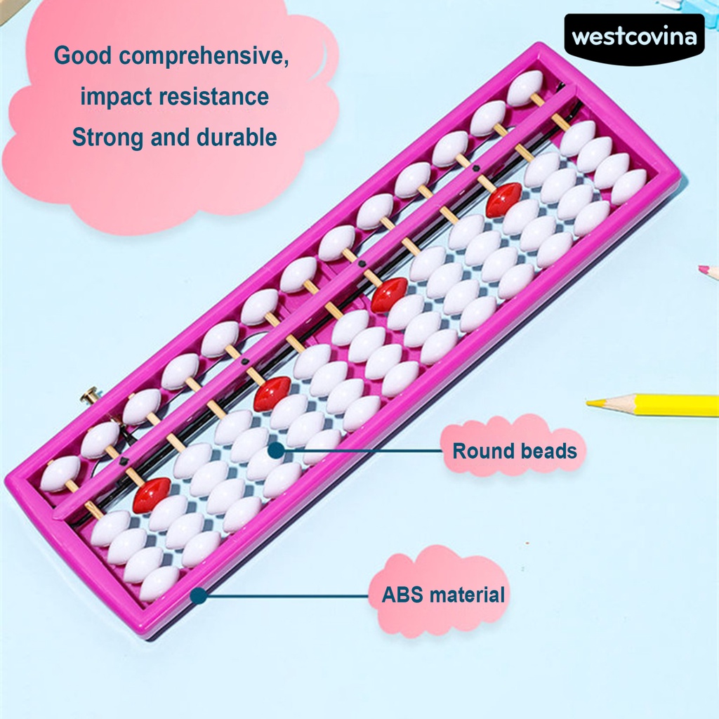 [WSTN] [WSTN]✎Bàn Tính 13-Row 5 Hạt Thân Thiện Với Môi Trường Cho Người Mới Bắt Đầu