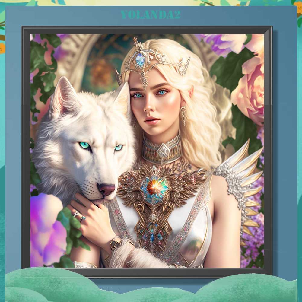 Tranh Đính Đá Kim Cương Toàn Bộ 5D DIY Hình Búp Bê