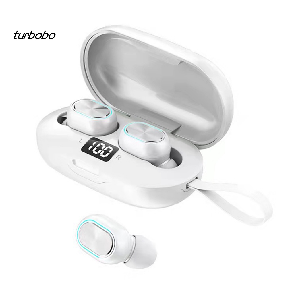 Tai nghe không dây Mini Bằng ABS Màn Hình LED Cảm Ứng Vân Tay Kỹ Thuật Số Có Dây Rút Tiện Lợi Dành Cho Văn Phòng