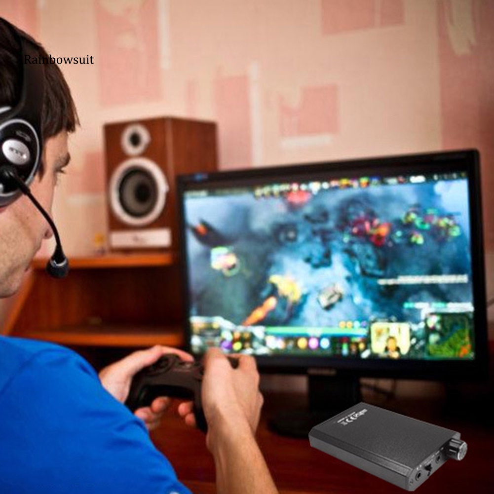 Bộ Khuếch Đại Âm Thanh HiFi XBS BASS Không Gây Tiếng Ồn Có Thể Sạc Lại Giắc Cắm 3.5mm